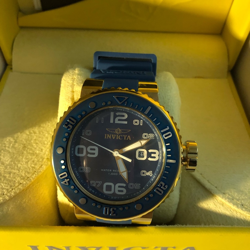 Invicta Watch Pro Diver Blue